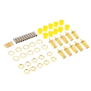 10pcs SMA Female Jack Crimp Straight RF Coax Connector for RG316 RG174 Cable - Afbeelding 1 van 7