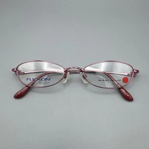 Marchon Flexon Eyeglasses SELECT 1137 PEACH TEA 50-18-135 Brown FRAMES ONLY - Picture 1 of 9