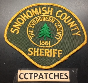 SNOHOMISH COUNTY, WASHINGTON SHERIFF SHOULDER PATCH WA - Picture 1 of 2