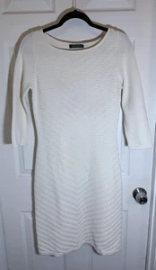 Ralph Lauren Strickkleid, Winterweiß, Medium Chevron - Bild 1 von 3