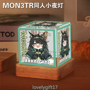 Arknights Mon3tr Anime Cosplay Decorazione Scrivania Lampada LED Luce Notturna - Foto 1 di 16