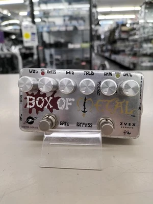 Z.VEX EFFECTS BOX OF METAL Distortion Pedal Guitar Used JP - Image 1 of 3