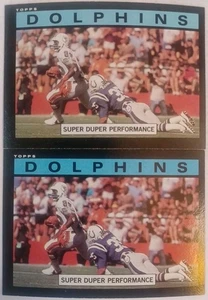 1985 Topps #300 Miami Dolphins Mark Duper [2] Leader Tate Randle RC NM/MT 06205 - Bild 1 von 5