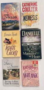 Mixed Authors Romance  (4) HC & (2) PB Novels Lot 6 - Imagen 1 de 2