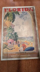 Florida Travel Tourism Tallahassee St. Augustine 1920's Brochure - Picture 1 of 10