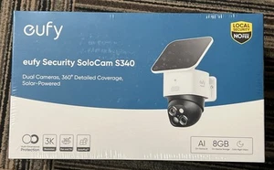 eufy SoloCam S340 Cámara de Seguridad Solar Inalámbrica Exterior Doble Cámara 360° Guardián - Imagen 1 de 4