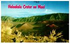 Hawaii Postcard Haleakala Crater with Mauna Kea & Launa Loa in back