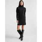 QUINCE Black Mongolian Cashmere Turtleneck Sweater Dress NWOT XS