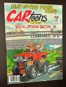 Cartoons agosto 1986 (Peterson) -- con póster intacto -- en muy buen estado - Imagen 1 de 3