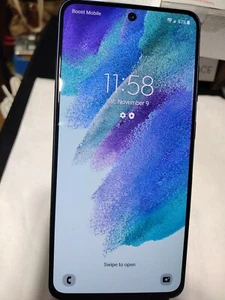 Samsung Galaxy S21 FE 5G SM-G990U3/DS Unlocked 128GB Blue, Part/Notworking,#4736 - Afbeelding 1 van 4