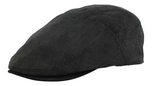 'Goodwood' Corduroy Grey Flat Cap By Gamble & Gunn - Foto 1 di 2