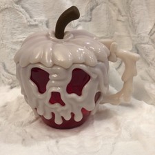 1ST EDITION RED POISON APPLE STEIN mug cup Disney Parks Halloween Disneyland