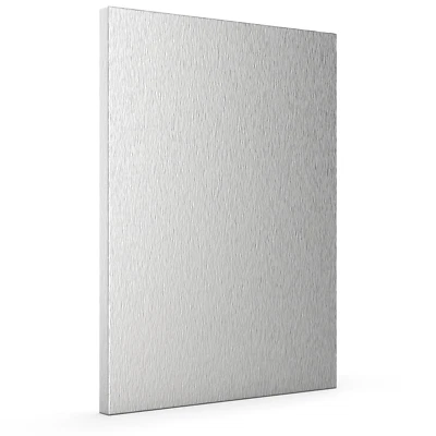 X57 Küchenfront Edelstahl 19mm nach Maß - Möbelfront - Blende - Küchentür - Bild 1 von 4