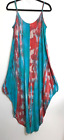 Zen Knits size M fits L Jumpsuit One-Piece Women's  Tie Dye Romper Hippie n