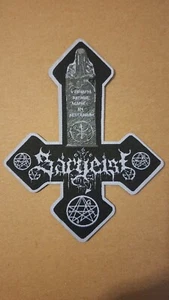 SARGEIST – inverted cross – WOVEN PATCH - Picture 1 of 1