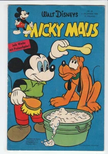 Mickey Mouse 1958 Nº 48 Cuaderno Original Antiguo ¡En Buen Estado! - Imagen 1 de 5
