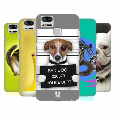 FUNDA TRASERA Y PAPEL TAPIZ HEAD CASE DESIGNS ANIMALES DIVERTIDOS PARA TELÉFONOS ASUS ZENFONE Foto 1 de 4