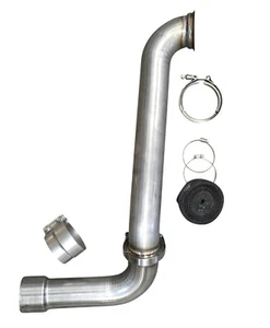 Tubo de escape S400 3,5 pulgadas turbo para Chevy GMC Duramax 2005-10 6,6 LLY LBZ LMM - Imagen 1 de 5