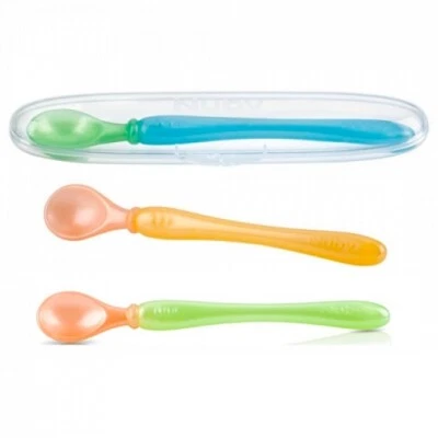 Nuby Easy Go Spoons and Travel Case 3-Pack - Image 1 of 4