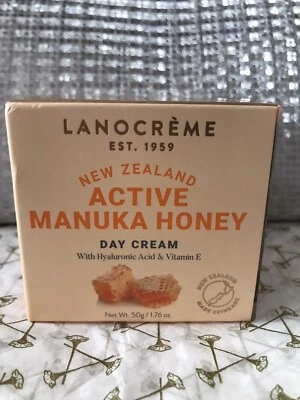 Lanocreme Active Manuka Honey Day Cream With Hyaluronic Acid & Vitamin E - 50g - Image 1 of 2