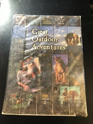 Great Outdoor Adventures 5 VHS Set Grizzly Cougar Mountain Stallion Sealed NEW - Image 1 of 3