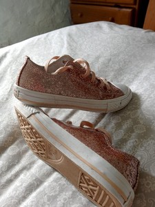 Gold Trainer Shoes for Girls for sale 