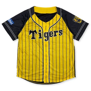 Retro Mizuno Japan Hanshin Tigers Nadelstreifen Baseball Sommer Trikot - Bild 1 von 6