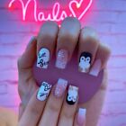 Wearable Manicure French Fake Nails Full Cover Press on Nails False Nail  Girl