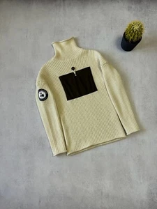 Amundsen Sweater Knit Norwegian Wool Beige Womens S Size Made in Italy Luxury - Picture 1 of 11