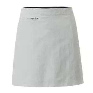 Gill Marine Women's UV Tec Skort Silver Size US 12 Water Repellent & Sun Protect - Picture 1 of 7