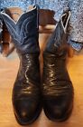 Lucchese Black Men's Exotic Ostrich Boots-Size 10 ee