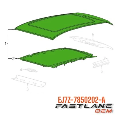 Lincoln MKC 2015-2019 panel techo nuevo OEM EJ7Z-7850202-A Foto 1 de 4