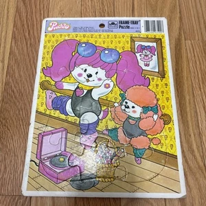 Vintage Poochie Puzzle Golden 1983 Dancing Dogs  Cardboard - Picture 1 of 3