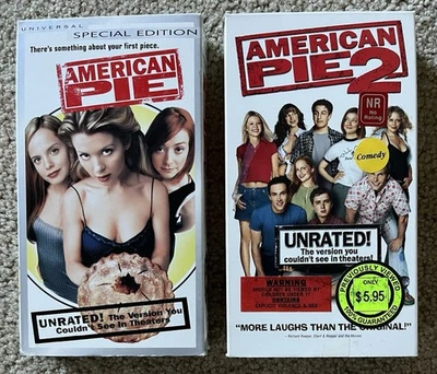 AMERICAN PIE / 2 - VHS Lot x2 - Special Edition UNRATED Comedy * /EXCELLENT - Image 1 of 4