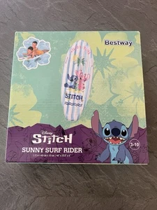 Disney Lilo Stitch Surfbrett Surfboards Aufblasbar Bestway Kinder 112x40x10 cm - Bild 1 von 2