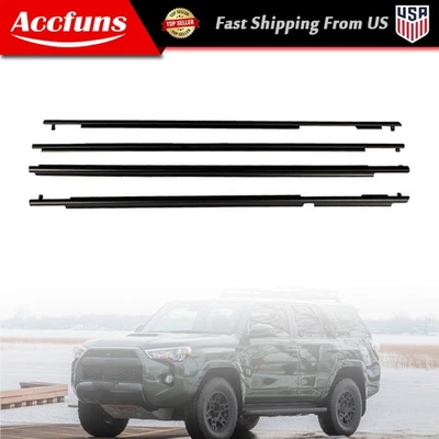 For 2010-2021 Toyota 4Runner Car Outside Window Weatherstrip Seal Belt Moulding - Image 1 of 4