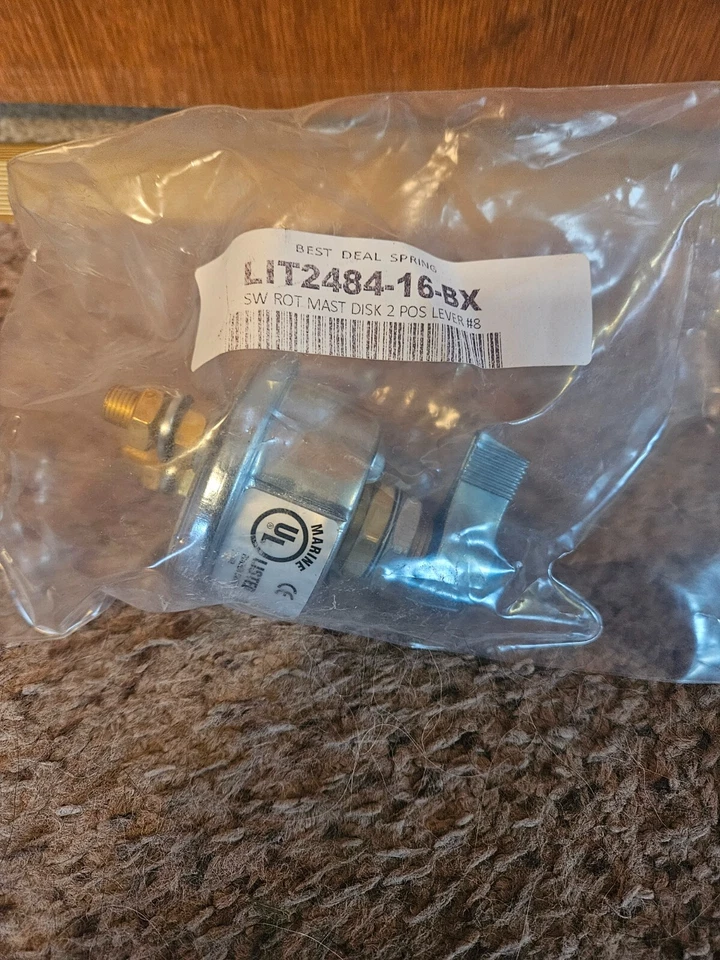 Interruptor de desconexión Cole Hersee Marine 2484-16 175 amperios 6-36 V envío gratuito Foto 1 de 1