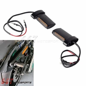 E24 E-Mark Rear LED Turn Signal Lights Blinker for Harley Dyna Softail Sportster - Picture 1 of 7