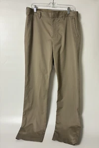 Bonobos Mens Pants Wednesday Straight Fit Khaki Beige Career Chinos 33/34 - Picture 1 of 6