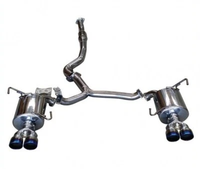 ULTREX CAT BACK EXHAUST FOR SUBARU WRX & STI MY11-MY14 SEDAN 3.5' TITANIUM TIPS - image 1 of 4
