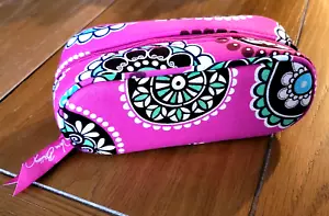 Vera Bradley Portavasos/Mini Cosmético Cremallera Alrededor Estuche Cupcakes Rosa - Imagen 1 de 6