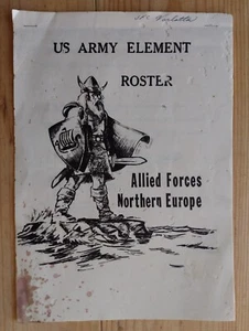 1965 Noruega Ejército de los Estados Unidos Fuerzas Aliadas Norte de Europa OTAN Lista Vikinga - Imagen 1 de 6