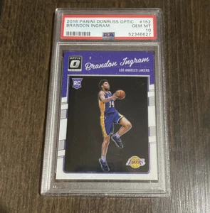 Brandon Ingram 2016 Panini Donruss Optic 152 PSA 10 RC Rookie GEMA COMO NUEVA LA Lakers - Imagen 1 de 2