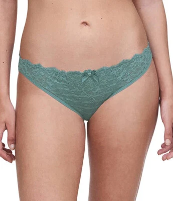 Braguita de bikini Chantelle 3087 Rive Gauche ~ ENREJADO PAVO REAL ~ XL ~ NUEVA CON ETIQUETAS $40 Foto 1 de 4