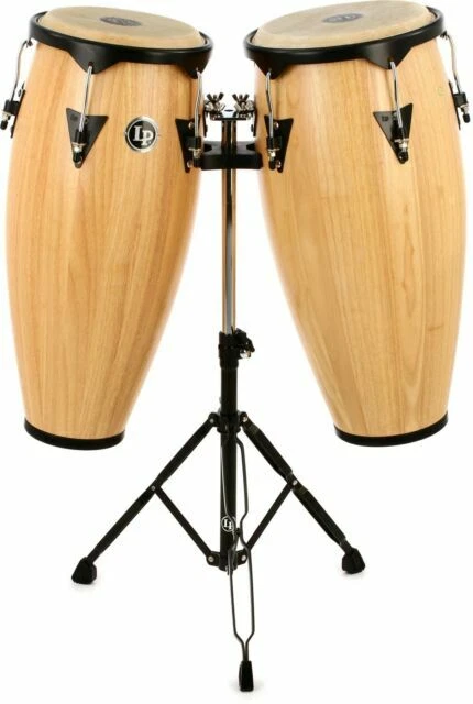 Latin Percussion LP City Wood Congas 10 inch & 11 inch Set