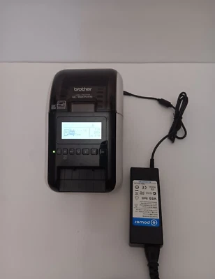 Brother QL-820NWB Thermal Label Printer with Power Supply - Image 1 of 4