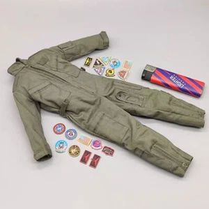 DID 80182 1/6 Scale US Navy Fighter F-14 Pilot Flight Suit & Patches Model - Picture 1 of 1