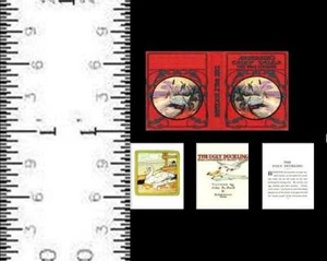 1:24 SCALE MINIATURE BOOK THE UGLY DUCKLING - Picture 1 of 1