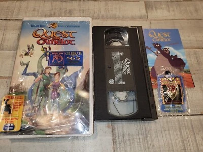 Quest For Camelot (VHS, 1998) Includes Pendant  - Image 1 of 4