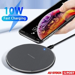 Wireless Charger Charging Pad For iPhone 15 14 13 12 Pro Max Samsung S23 S21 - Picture 1 of 12
